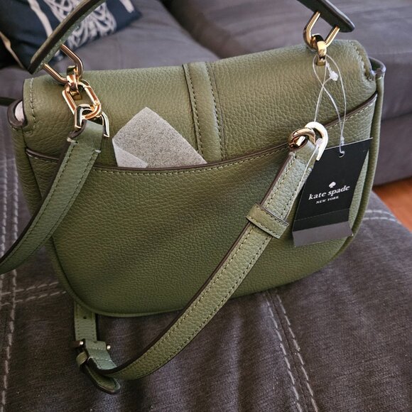 Kate Spade Kayla Saddle Bag Cedar Stand - Picture 4 of 8